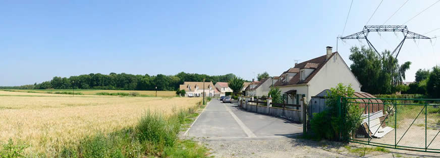Baillet-en-France, lotissement contre la Francilienne