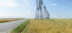 Plessis-Gassot, lignes à haute tension