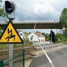 Pontoise, passage à niveau