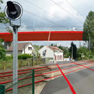 Pontoise, passage à niveau