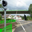 Pontoise, passage à niveau