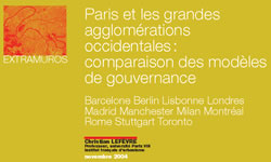 PARIS ET LES GRANDES AGGLOMÉRATIONS OCCIDENTALES : COMPARAISON DES MODÈLES DE GOUVERNANCE