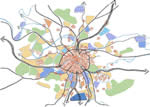 Systèmes métropolitains - Identité d'une région métropolitaine / les métropoles : systèmes fonctionnels et espaces introuvables - AGENCES ÉLIZABETH ET CHRISTIAN DE PORTZAMPARC